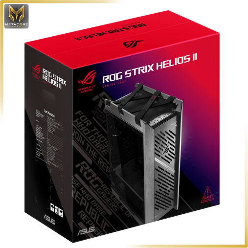 کیس کامپیوتر ایسوس از سری و مدل Asus ROG HELIOS GX601S II Black مشکی