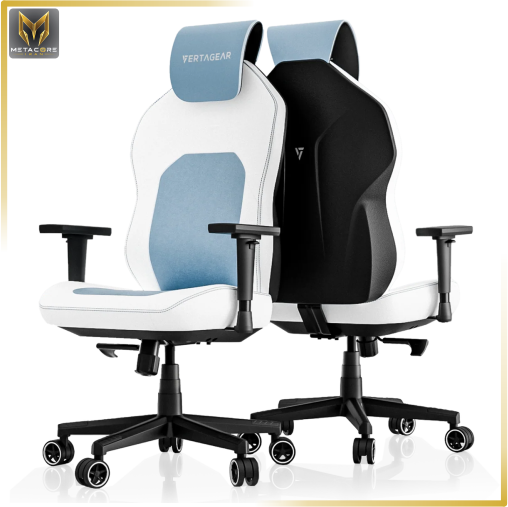 صندلی گیمینگ ورتاگیر Vertagear SL1800 White-Black-Baby Blue رنگ سفید مشکی آبی