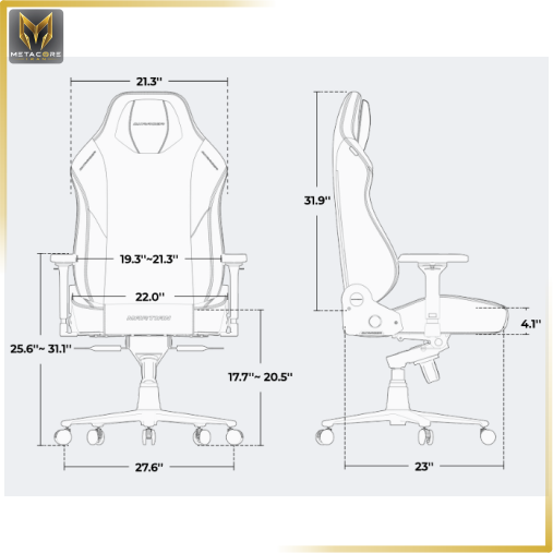 صندلی گیمینگ دی ایکس ریسر مدل DXRACER Martin Series 2025 L Fabric Black رنگ مشکی فابریک