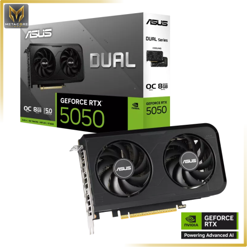 کارت گرافیک ایسوس مدل ASUS Dual GeForce RTX™ 5050 8GB GDDR6 OC Edition 8 گیگابایت