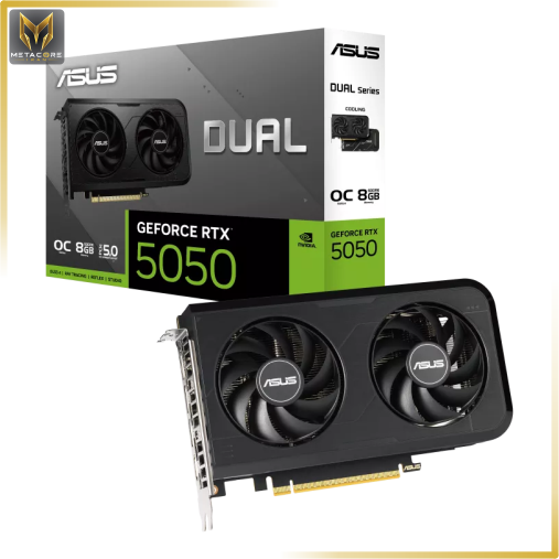 کارت گرافیک ایسوس مدل ASUS Dual GeForce RTX™ 5050 8GB GDDR6 OC Edition 8 گیگابایت