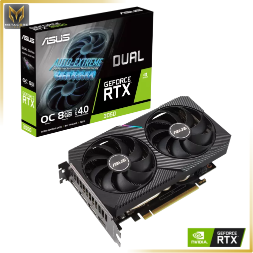 کارت گرافیک ایسوس مدل ASUS Dual GeForce RTX™ 3050 8GB GDDR6 OC Edition 8 گیگابایت