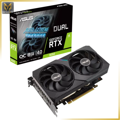 کارت گرافیک ایسوس مدل ASUS Dual GeForce RTX™ 3050 8GB GDDR6 OC Edition 8 گیگابایت