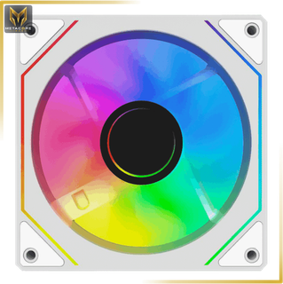 فن کیس AWEST AVI-120RW ARGB Chassis Fan برند اوست معکوس به رنگ سفید