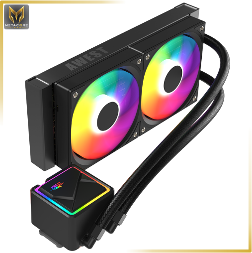 خنک کننده مایع پردازنده AWEST AV240E POLARIS CPU Liquid Cooler برند اوست