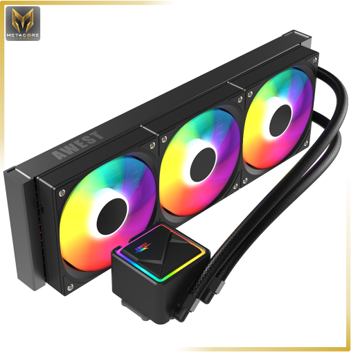 خنک کننده مایع پردازنده AWEST AV360E POLARIS CPU Liquid Cooler برند اوست