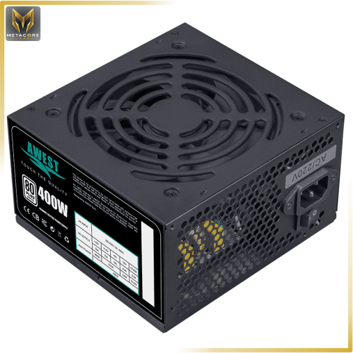 منبع تغذیه کامپیوتر اوست مدل AWEST AV400-BW Power Supply Black  ظرفیت 400 وات