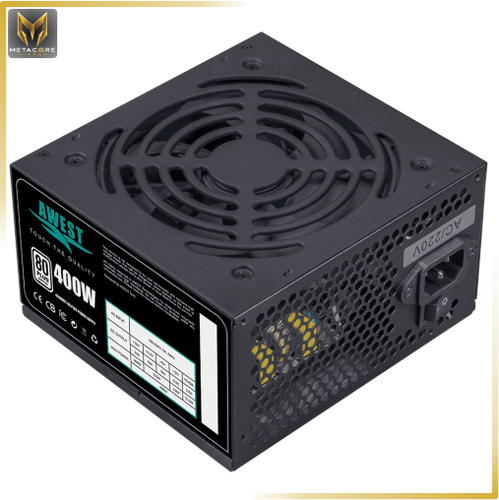 منبع تغذیه کامپیوتر اوست مدل AWEST AV400-BW Power Supply Black ظرفیت 400 وات