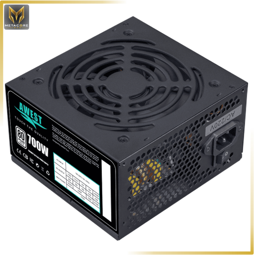 منبع تغذیه کامپیوتر اوست مدل AWEST AV700-BW Power Supply Black ظرفیت 700 وات