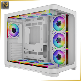 کیس کامپیوتر اوست مدل AWEST Chassis GT-AQ18-MW BTF رنگ سفید