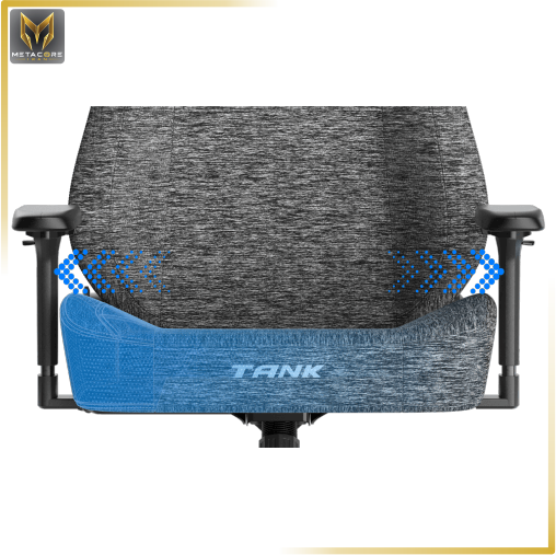 صندلی گیمینگ دی ایکس ریسر مدل DXRACER Tank Series 2025 XXL Fabric Gray رنگ خاکستری پارچه ای