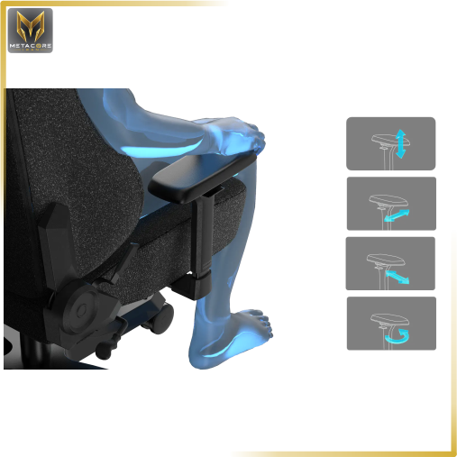 صندلی گیمینگ دی ایکس ریسر مدل DXRACER Tank Series 2025 XXL Fabric Black رنگ مشکی پارچه ای