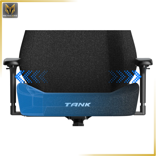 صندلی گیمینگ دی ایکس ریسر مدل DXRACER Tank Series 2025 XXL Fabric Black رنگ مشکی پارچه ای