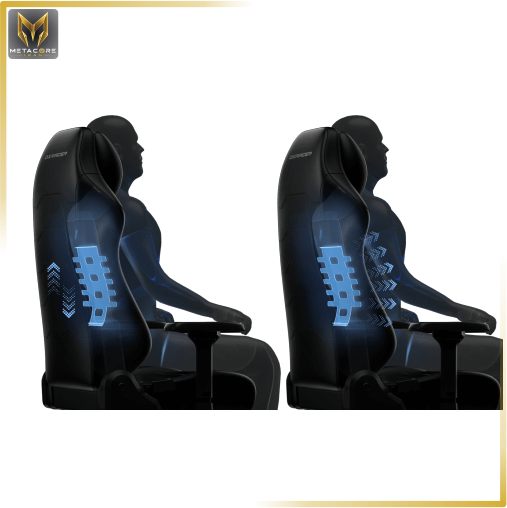 صندلی گیمینگ دی ایکس ریسر مدل DXRACER Master Series 2025 XL Black Line رنگ مشکی دوخت