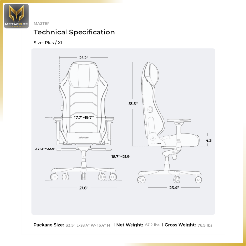 صندلی گیمینگ دی ایکس ریسر مدل DXRACER Master Series 2025 XL Black Line رنگ مشکی دوخت