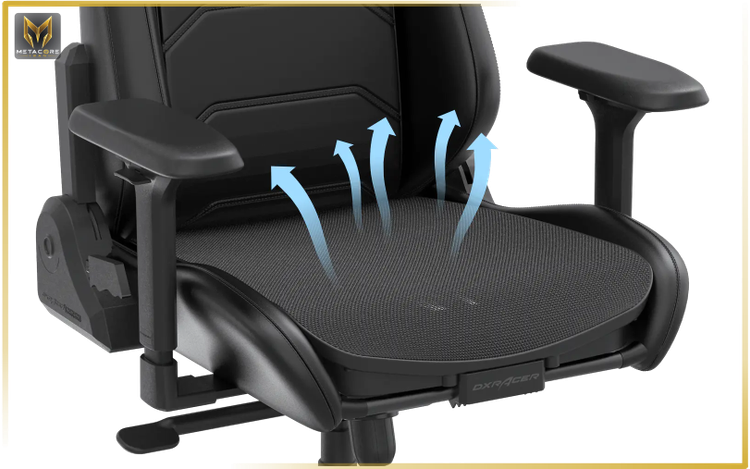صندلی گیمینگ دی ایکس ریسر مدل DXRACER Master Series 2025 XL Fabric Gray رنگ خاکستری پارچه ای