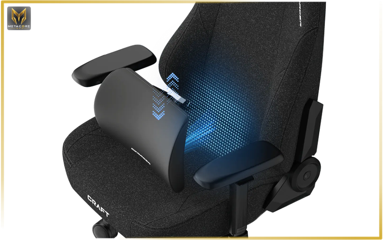 صندلی گیمینگ دی ایکس ریسر مدل DXRACER Craft Series 2025 XL Fabric Black مشکی پارچه ای