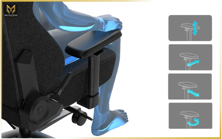 صندلی گیمینگ دی ایکس ریسر مدل DXRACER Craft Series 2025 XL Fabric Black مشکی پارچه ای