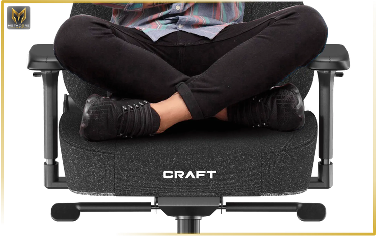 صندلی گیمینگ دی ایکس ریسر مدل DXRACER Craft Series 2025 XL Fabric Black مشکی پارچه ای