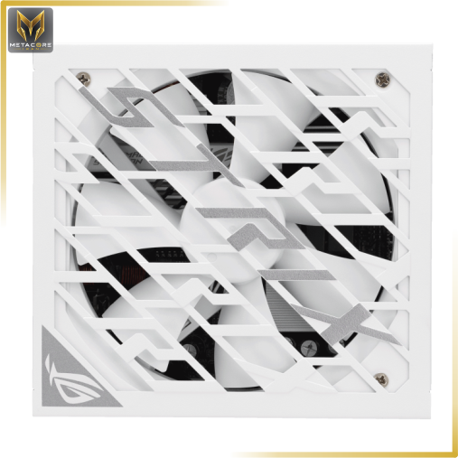 منبع تغذیه کامپیوتر ایسوس مدل ROG Strix 1000W Platinum White Edition (ROG EQUALIZER) توان 1000 وات سفید