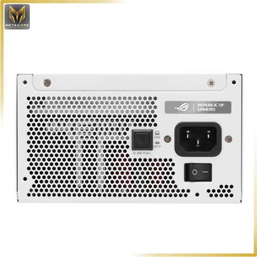 منبع تغذیه کامپیوتر ایسوس مدل ROG Strix 1000W Platinum White Edition (ROG EQUALIZER) توان 1000 وات سفید