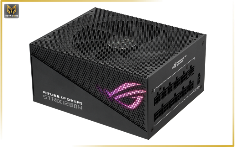 منبع تغذیه کامپیوتر ایسوس مدل Asus ROG STRIX 1200W Gold Aura Edition مشکی