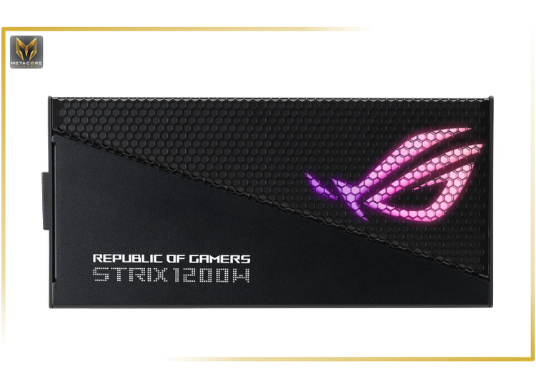 منبع تغذیه کامپیوتر ایسوس مدل Asus ROG STRIX 1200W Gold Aura Edition مشکی