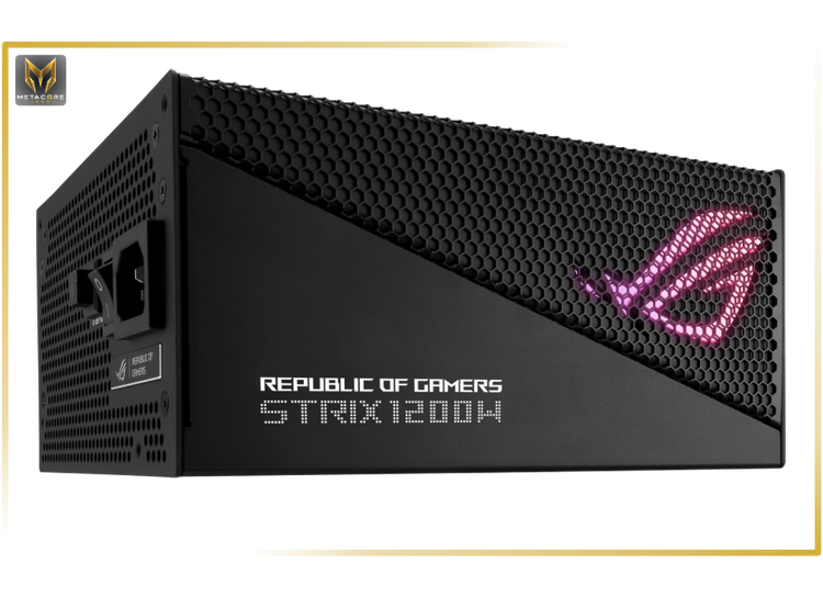 منبع تغذیه کامپیوتر ایسوس مدل Asus ROG STRIX 1200W Gold Aura Edition مشکی