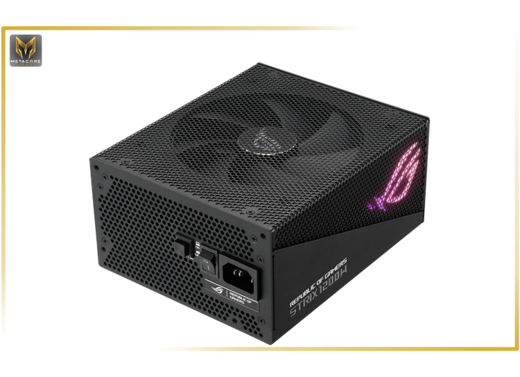 منبع تغذیه کامپیوتر ایسوس مدل Asus ROG STRIX 1200W Gold Aura Edition مشکی