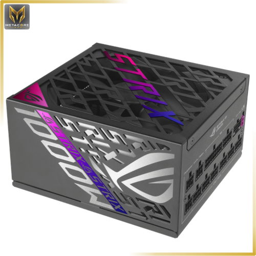 منبع تغذیه کامپیوتر ایسوس مدل ROG Strix 1000W Platinum (ROG EQUALIZER) توان 1000 وات مشکی
