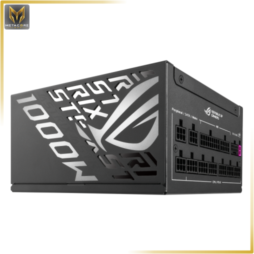 منبع تغذیه کامپیوتر ایسوس مدل ROG Strix 1000W Platinum (ROG EQUALIZER) توان 1000 وات مشکی