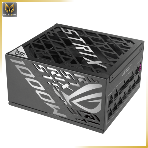 منبع تغذیه کامپیوتر ایسوس مدل ROG Strix 1000W Platinum (ROG EQUALIZER) توان 1000 وات مشکی