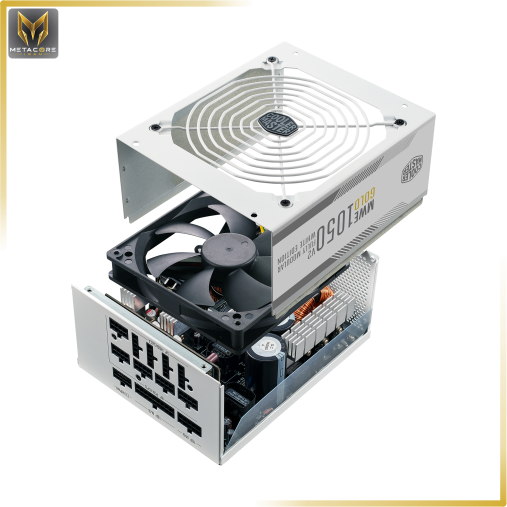 منبع تغذیه کامپیوتر کولرمستر مدل Cooler Master MWE Gold 1050 - V2 ATX 3.0 White Edition سفید