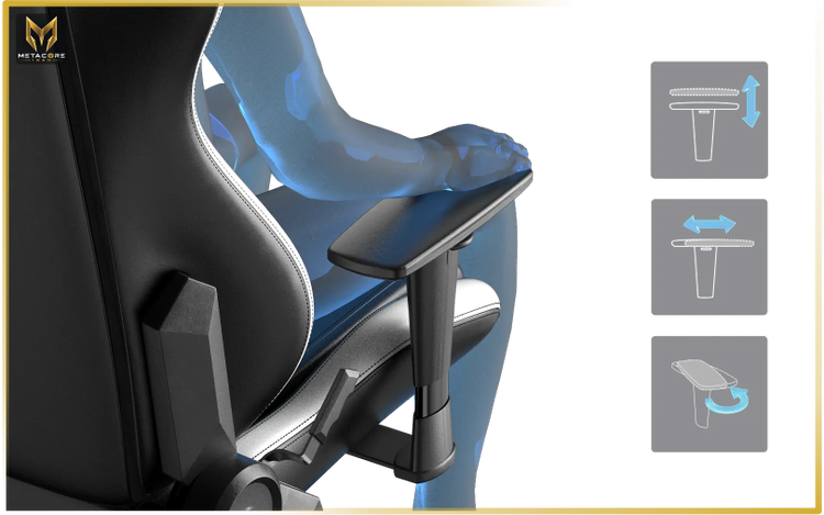 صندلی گیمینگ دی ایکس ریسر مدل DXRACER Craft Series 2025 XL Black White مشکی سفید