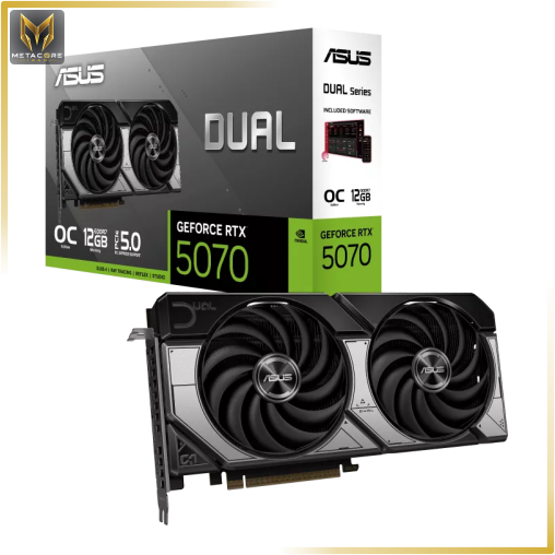 کارت گرافیک ایسوس مدل ASUS Dual GeForce RTX™ 5070 12GB GDDR7 OC Edition هشت گیگابایت