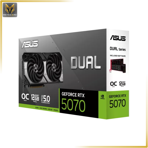 کارت گرافیک ایسوس مدل ASUS Dual GeForce RTX™ 5070 12GB GDDR7 OC Edition هشت گیگابایت
