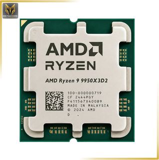 پردازنده AMD سری RYZEN 9 مدل 9950X3D2 بدون جعبه، نو و دارای گارانتی اصلی (فروش به صورت باندل)