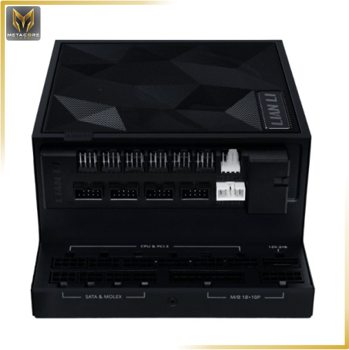 منبع تغذیه کامپیوتر لیان لی مدل Lian-Li EDGE 1200W UK Black Gold ظرفیت 1200 وات رنگ مشکی