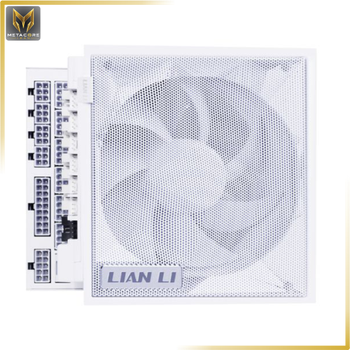 منبع تغذیه کامپیوتر لیان لی مدل Lian-Li EDGE Gold 1200W UK White ظرفیت 1200 وات رنگ سفید