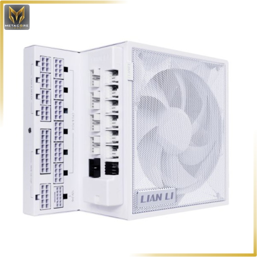 منبع تغذیه کامپیوتر لیان لی مدل Lian-Li EDGE Gold 1200W UK White ظرفیت 1200 وات رنگ سفید