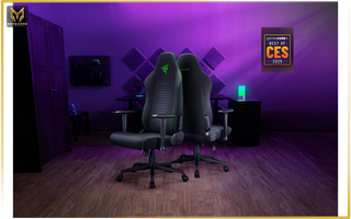 صندلی گیمینگ ریزر مدل RAZER ISKUR V2 X FABRIC BLACK مشکی پارچه ای