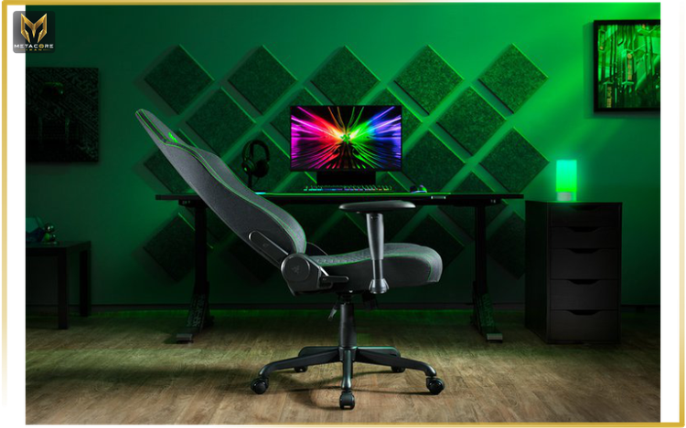 صندلی گیمینگ ریزر مدل RAZER ISKUR V2 X FABRIC BLACK مشکی پارچه ای