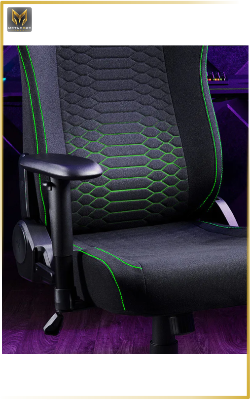 صندلی گیمینگ ریزر مدل RAZER ISKUR V2 X FABRIC BLACK مشکی پارچه ای